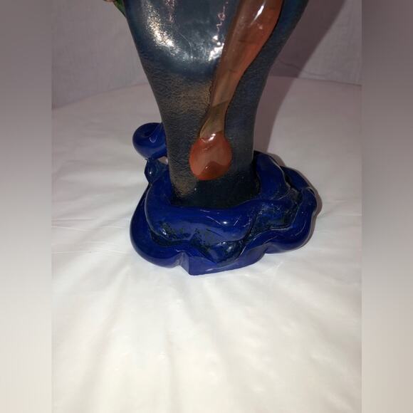 French Art Nouveau Style Art Glass Hand - Picture 5 of 9